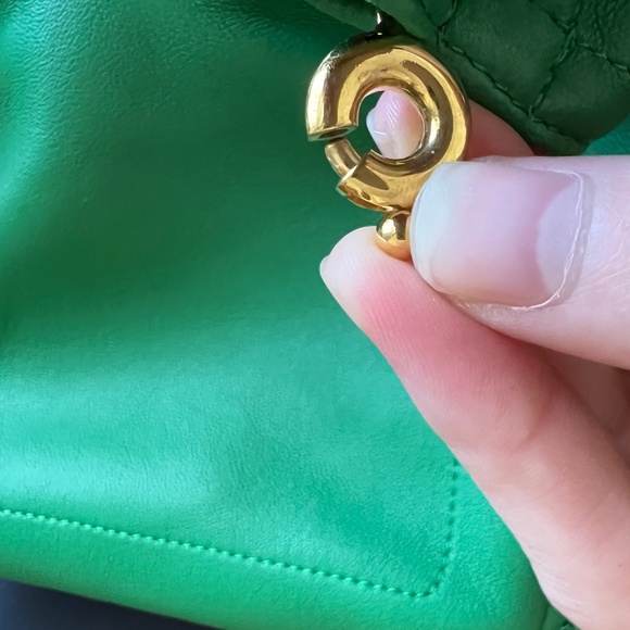 LOEWE Squeeze Mini Green Beaded Leather Bag - Limited Fruit Edition - Picture 11 of 15